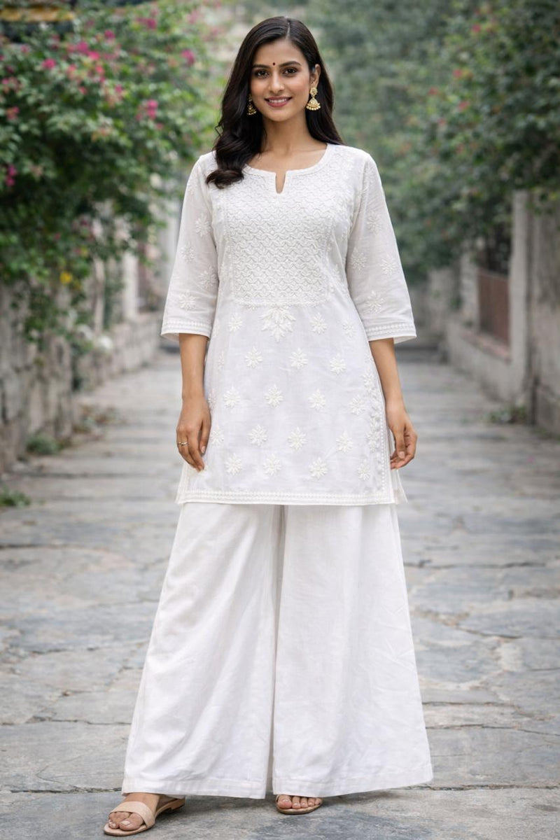 Cotton Panel Design Short Kurti