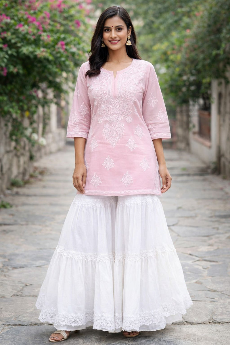 Voile Cotton Short Kurti