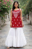 Red Front Jal Kurti